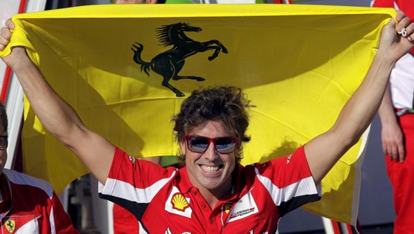 Ferrari Show nel GP di Spagna, Alonso sul podio
